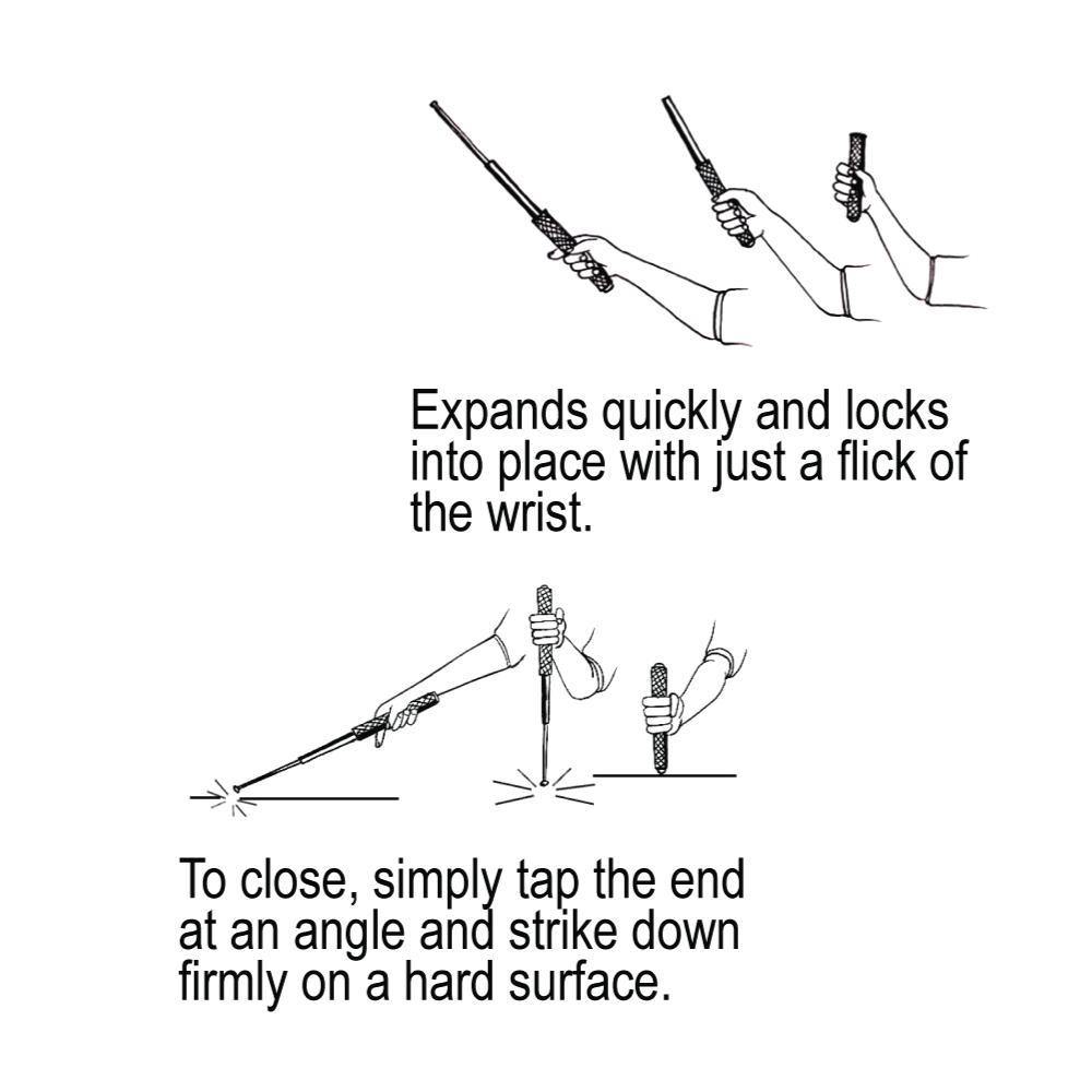 26" Expandable Steel Baton - Cutting Edge Products Inc