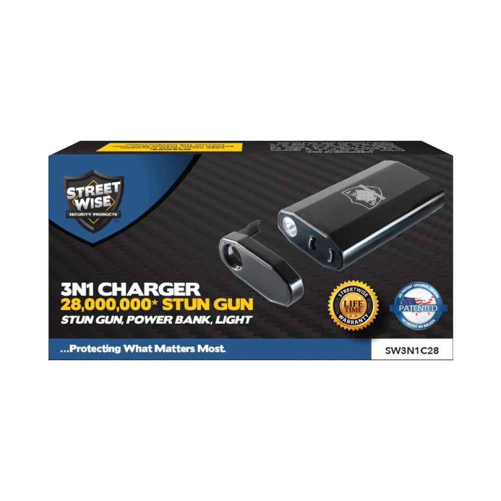 3-N-1 28,000,000* Stun Gun - Cutting Edge Products Inc